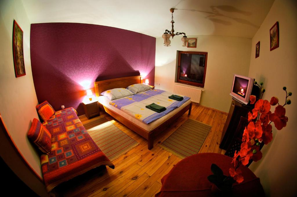 Двухместный (Двухместный номер с 1 кроватью или 2 отдельными кроватями) гостевого дома Penzion Plesnivec, Попрад