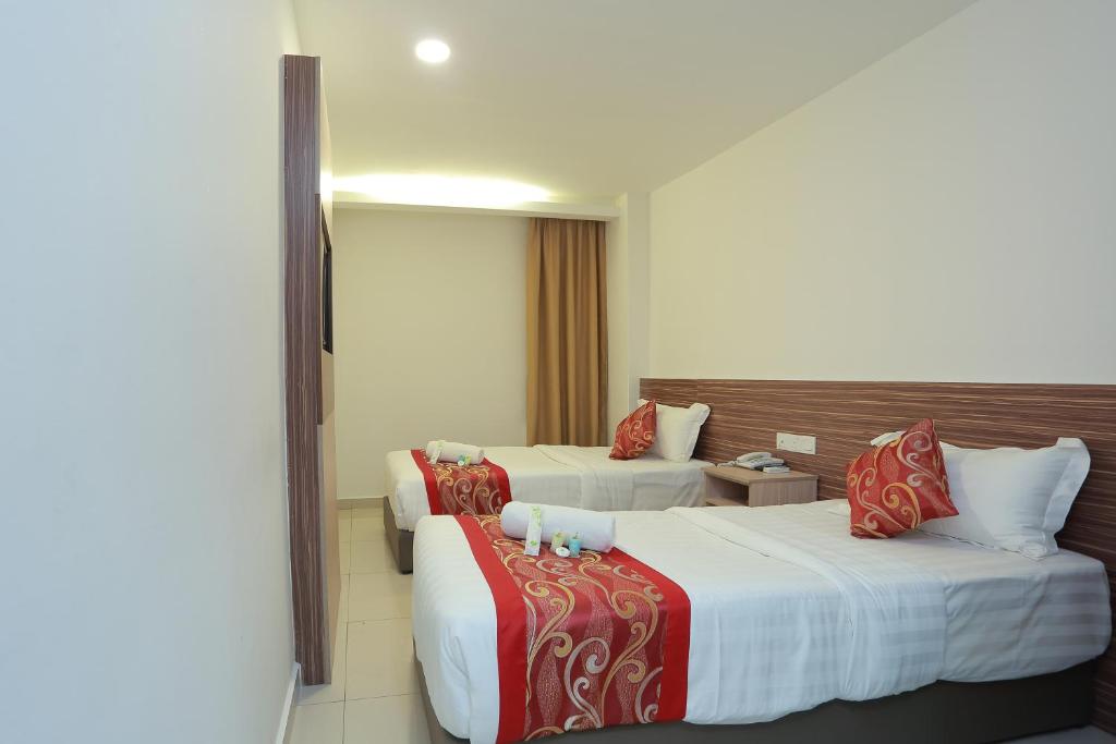 Двухместный (Двухместный номер Делюкс с 2 отдельными кроватями) отеля Bitz Bintang Hotel, Куала-Лумпур