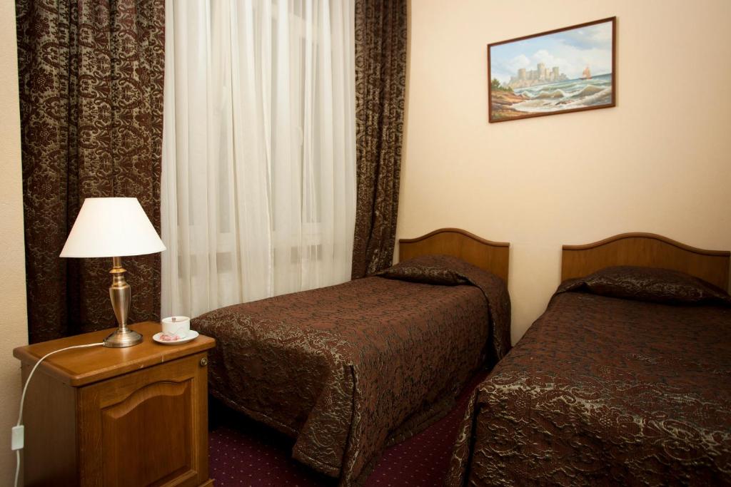 Двухместный (Двухместный номер эконом-класса с 2 отдельными кроватями) отеля Boutique Hotel Monte Kristo, Рига