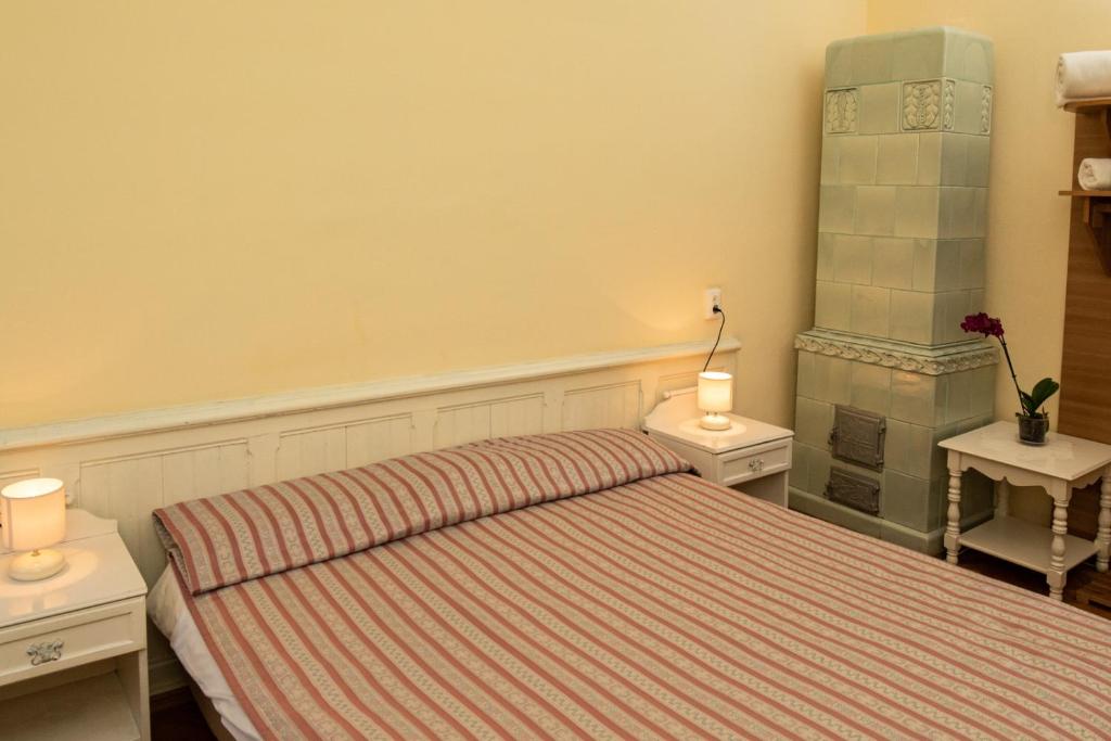 Двухместный (Двухместный номер с 1 кроватью и собственной ванной комнатой вне номера) гостевого дома Vila Retezat Sinaia, Синая