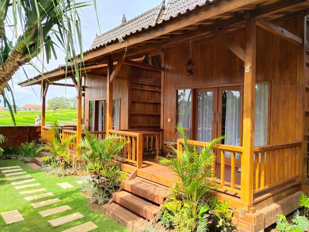 Сьюит (Люкс с видом на озеро), LA Pan Nam Luxury Woods Villas Joglo style with Ricefiel view