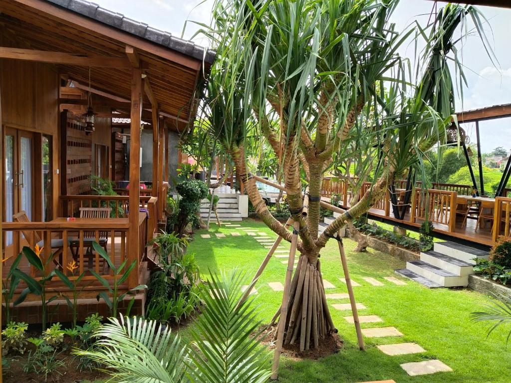 Сьюит (Люкс с видом на бассейн), LA Pan Nam Luxury Woods Villas Joglo style with Ricefiel view