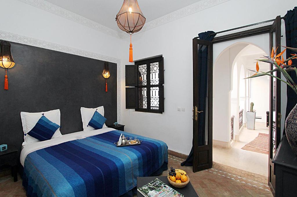 Двухместный (Улучшенный двухместный номер с 1 кроватью или 2 отдельными кроватями) отеля Riad Dar Massaï, Марракеш