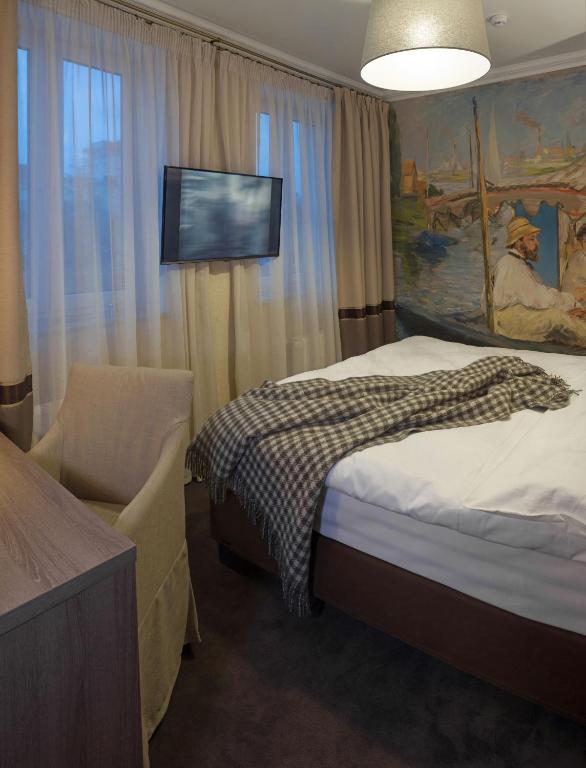 Двухместный (Стандартный двухместный номер с 1 кроватью или 2 отдельными кроватями) отеля ZENTRUM, Кишинев