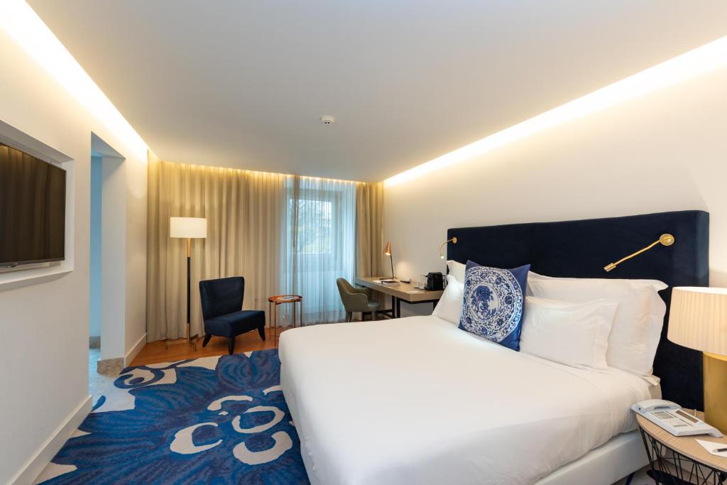 Двухместный (Двухместный номер Делюкс с 1 кроватью или 2 отдельными кроватями) отеля Palacio do Governador, Лиссабон
