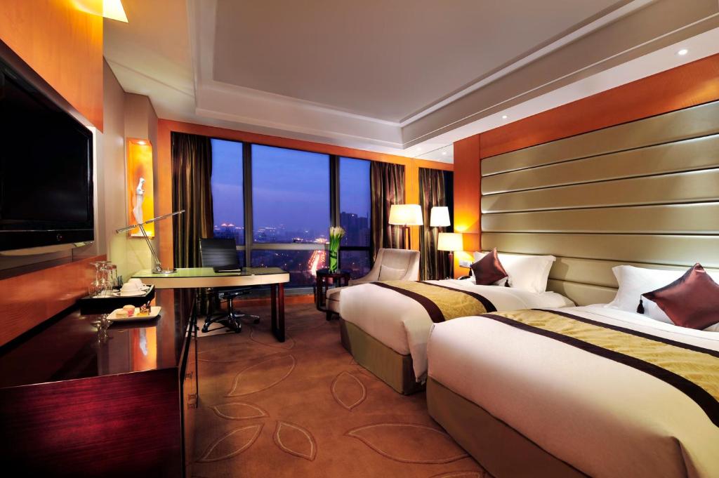 Двухместный (Двухместный номер Делюкс с 2 отдельными кроватями) отеля Sofitel Wanda Ningbo, Нинбо