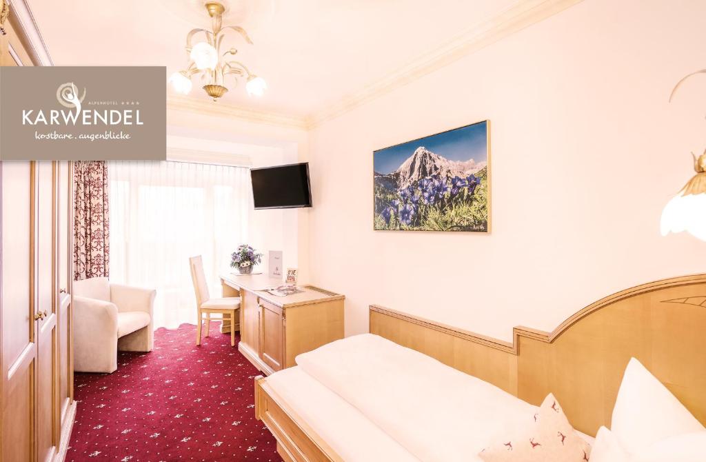 Одноместный (Одноместный номер) отеля Alpenhotel Karwendel -Adults only-, Зефельд-ин-Тироль