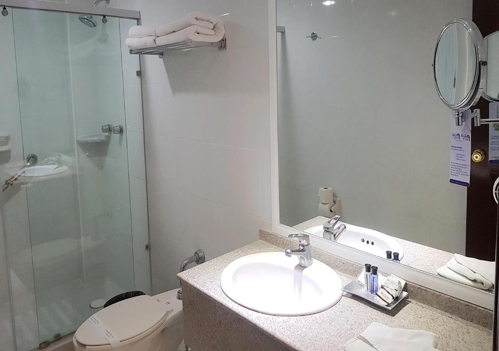Двухместный (Двухместный номер с 2 отдельными кроватями и окном) отеля Hotel Ciros, Пачука-де-Сото