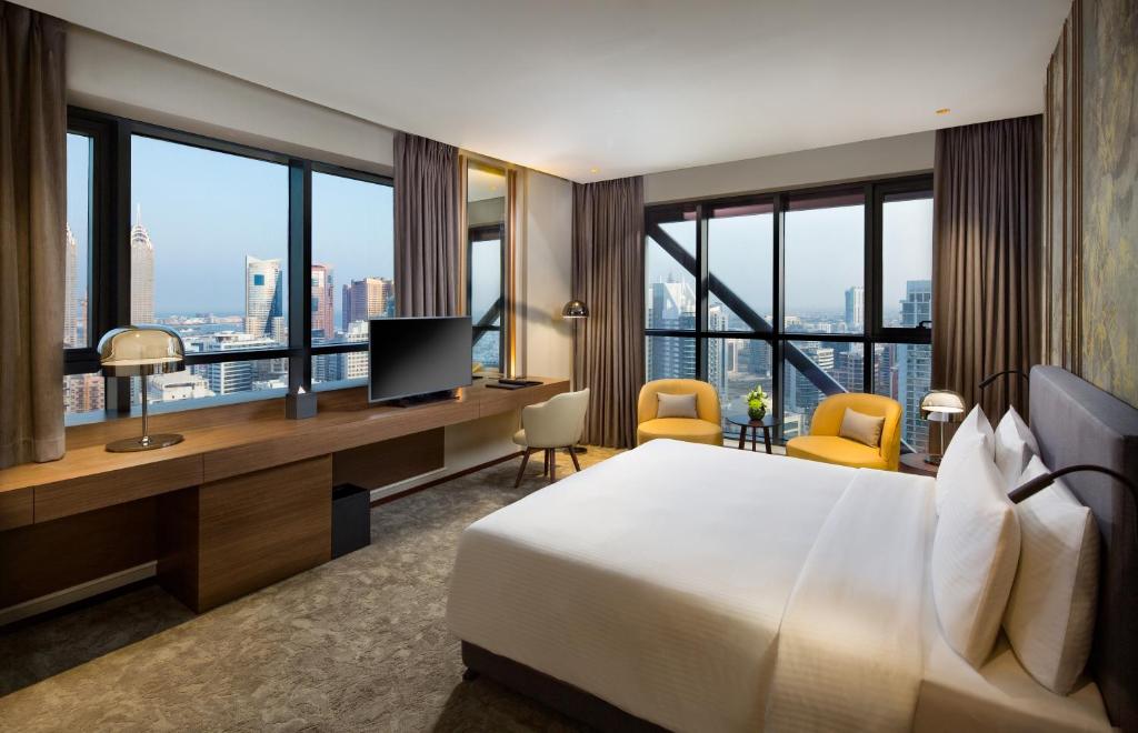 Двухместный (Суперлюкс Sky с 1 спальней) отеля Millennium Place Barsha Heights Hotel, Дубай