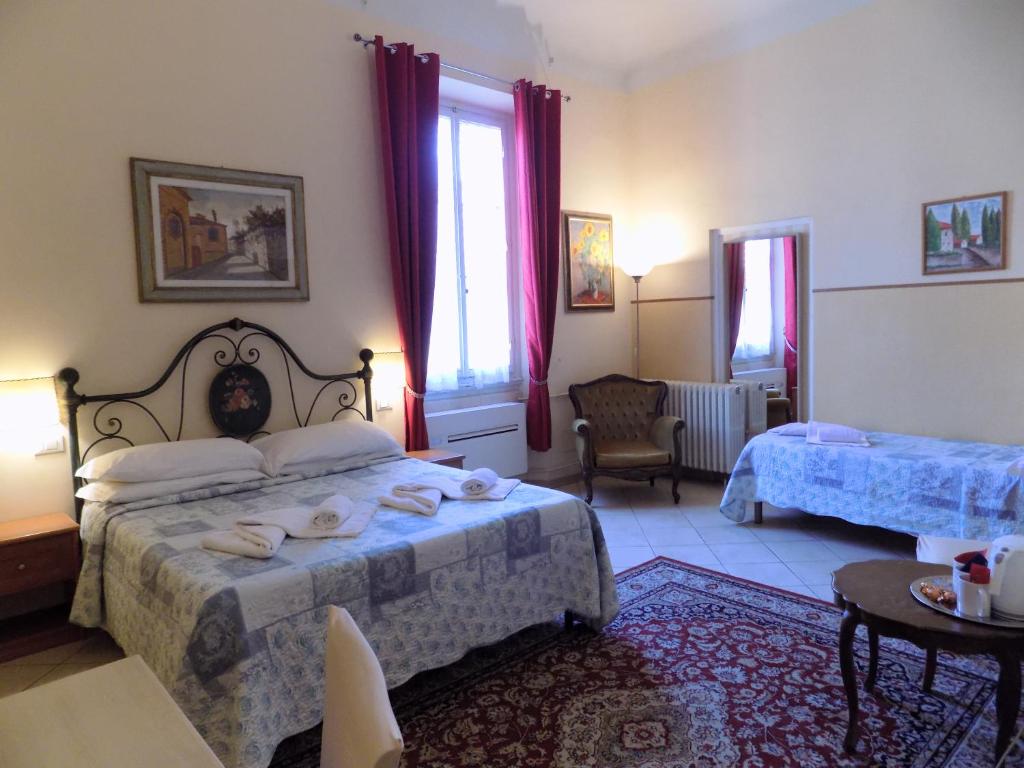 Трехместный (Трехместный номер) гостевого дома Soggiorno Pitti, Флоренция