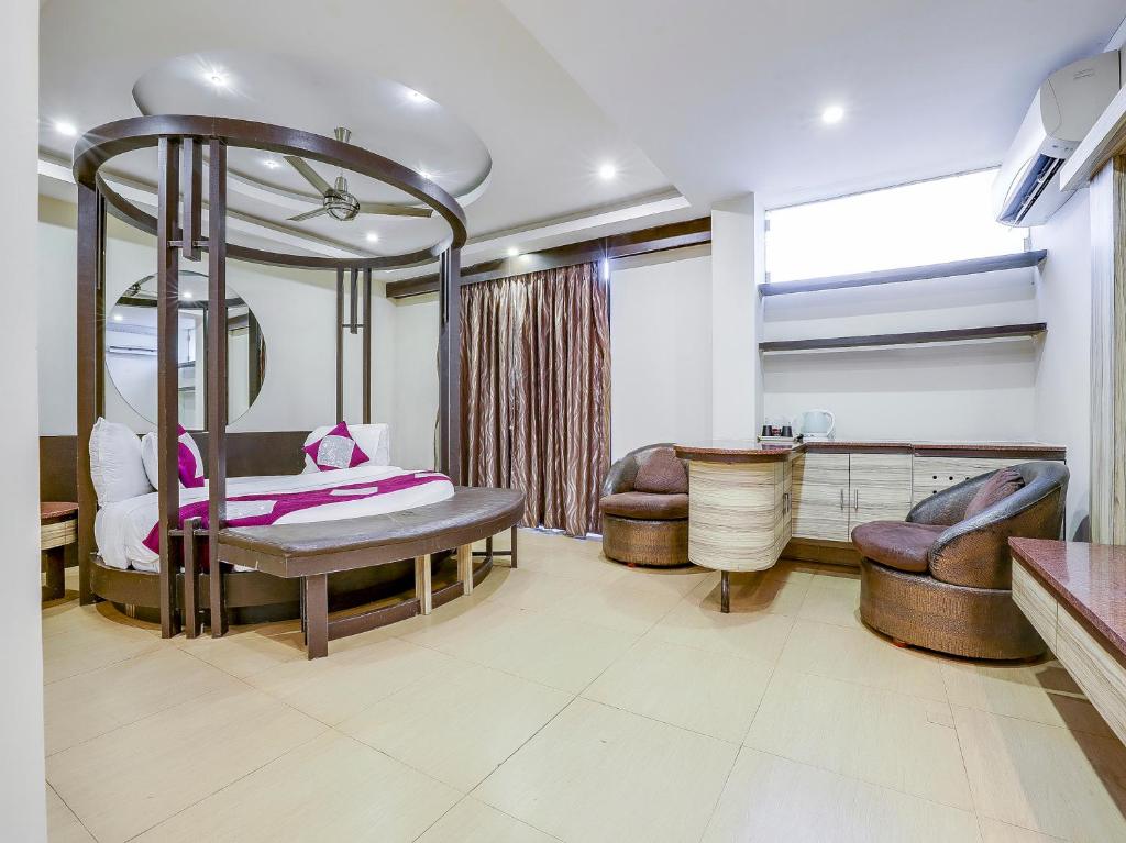 Двухместный (Роскошный люкс с гидромассажной ванной) курортного отеля Grandeur De Sanchi, Калангут