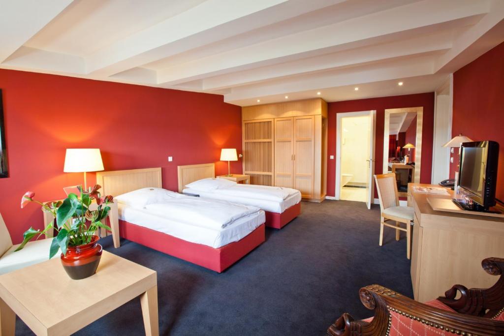 Двухместный (Двухместный номер «Премиум» с 1 кроватью или 2 отдельными кроватями) отеля relexa hotel Bellevue an der Alster, Гамбург