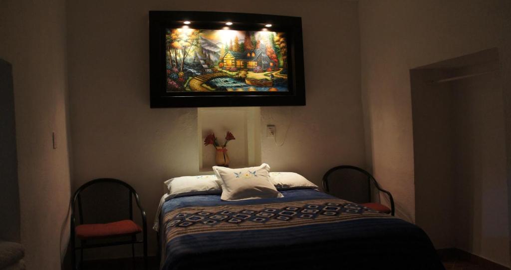 Двухместный (Стандартный двухместный номер с 1 кроватью) отеля Posada y Spa Jade Teotihuacan, Сан-Хуан-Теотиуакан