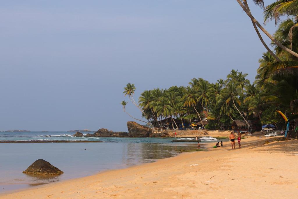 Двухместный (Двухместный номер Делюкс с 1 кроватью и душем), Galawatta Beach Cabanas