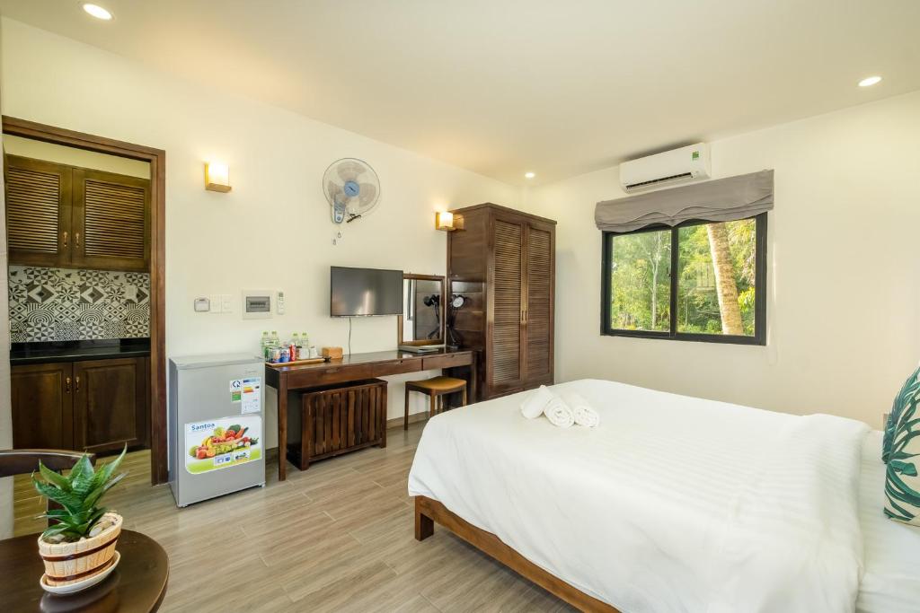 Двухместный (Двухместный номер с 1 кроватью, вид на сад) отеля Melica Resort, Дуонг-Донг