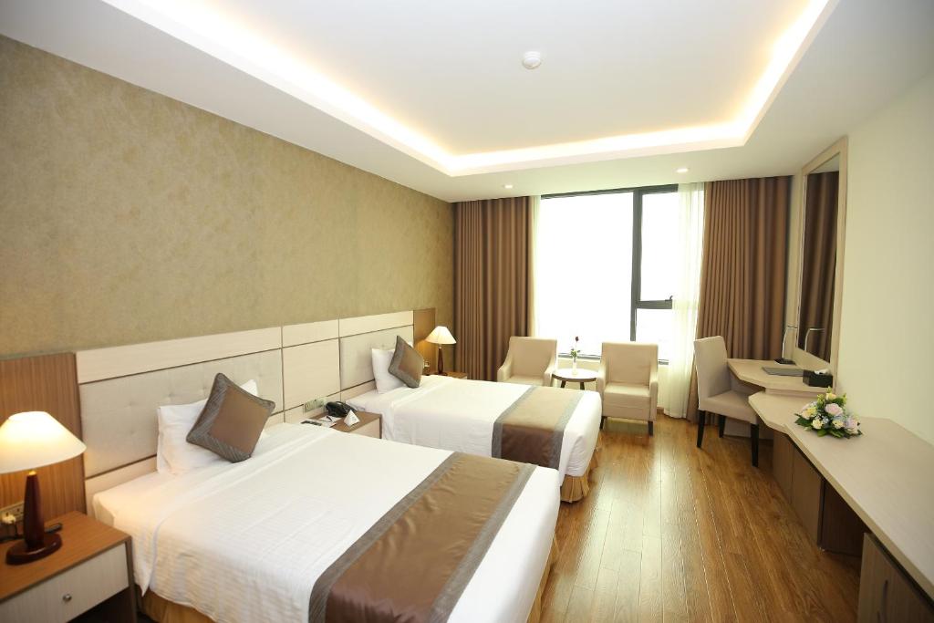 Двухместный (Двухместный номер Делюкс с 2 отдельными кроватями) отеля Muong Thanh Grand Thanh Hoa Hotel, Тхань Хоа