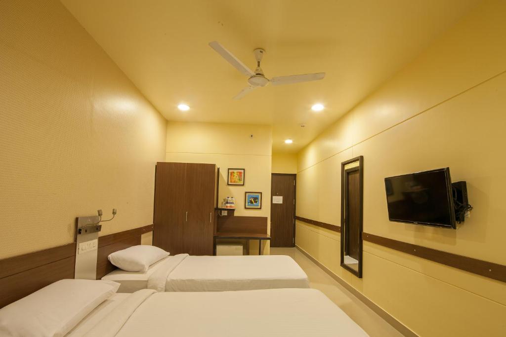 Двухместный (Стандартный двухместный номер с 1 кроватью или 2 отдельными кроватями) отеля Ginger Mumbai Mahakali, Мумбай