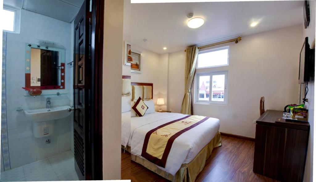 Двухместный (Стандартный двухместный номер с 1 кроватью или 2 отдельными кроватями) отеля Van Mieu 2 Hotel, Ханой
