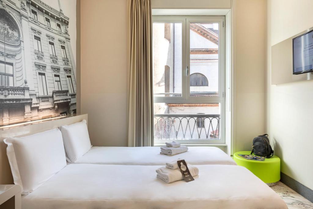 Двухместный (Двухместный номер с 2 отдельными кроватями) отеля B&B Hotel Milano Sant'Ambrogio, Милан