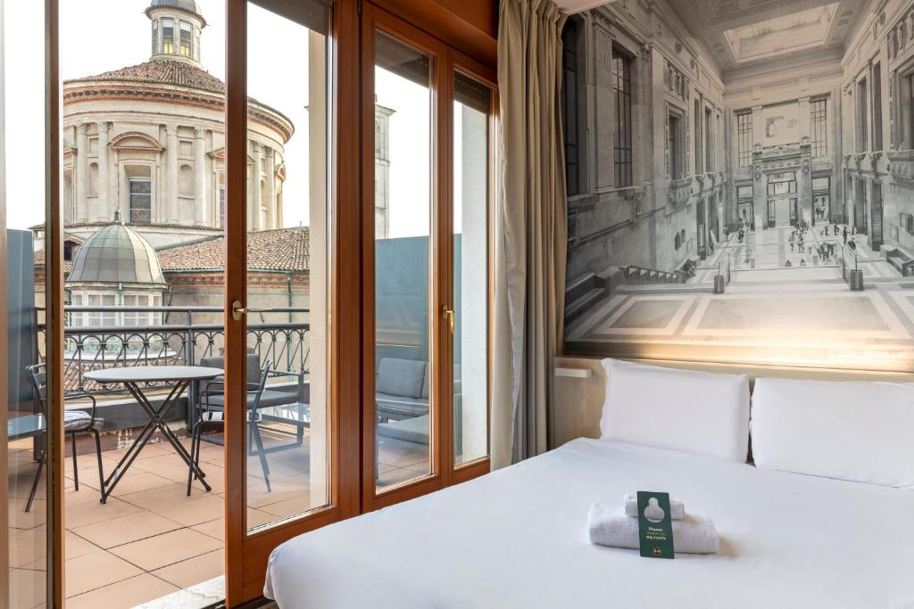 Двухместный (Двухместный номер с 1 кроватью и террасой) отеля B&B Hotel Milano Sant'Ambrogio, Милан