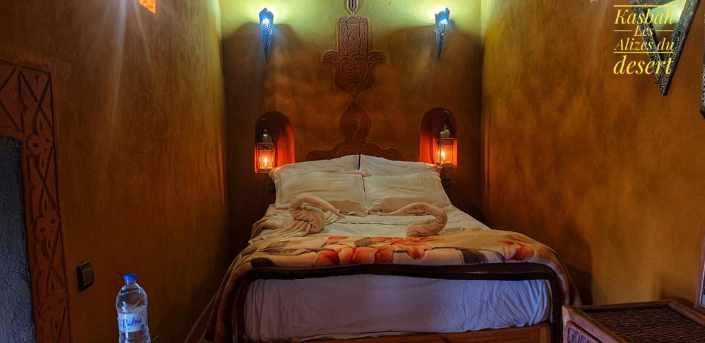Двухместный (Двухместный номер с 1 кроватью и ванной комнатой) отеля Kasbah Les Alizes Du Desert, Мхамид