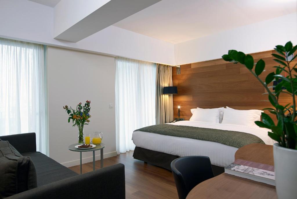 Двухместный (Улучшенный двухместный номер с 1 кроватью или 2 отдельными кроватями) отеля Samaria Hotel, Ханья
