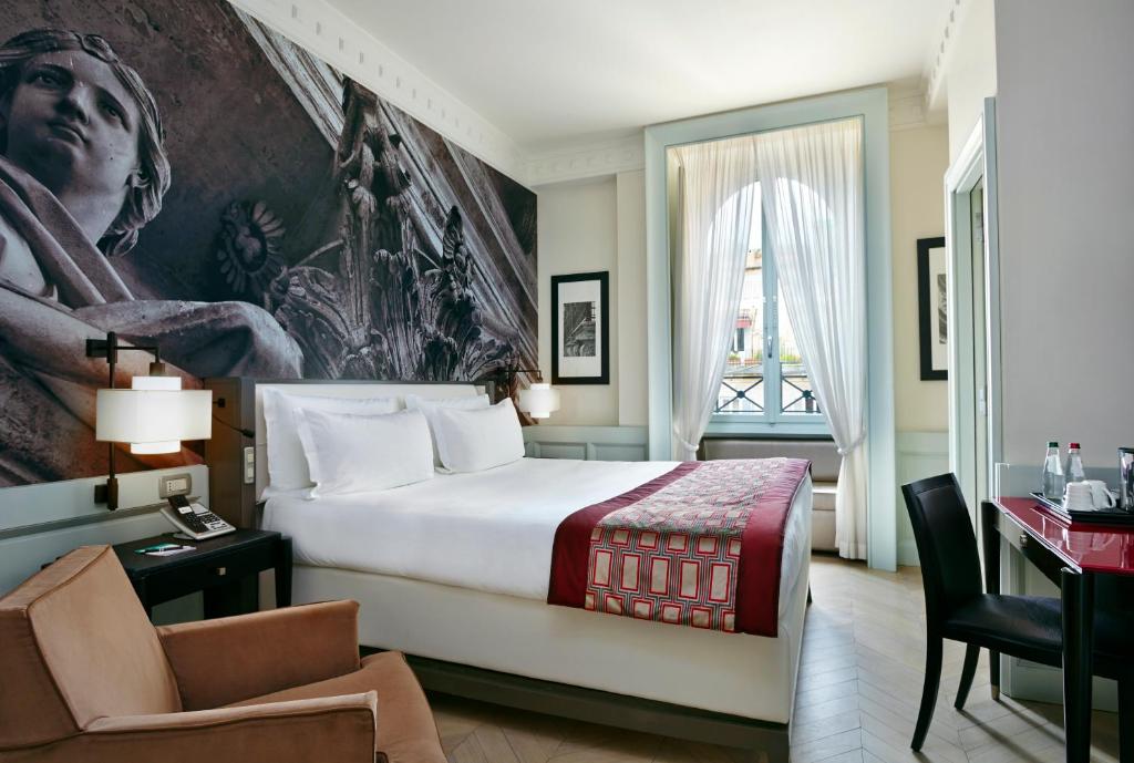Двухместный (Стандартный номер с 1 кроватью размера «king-size») отеля Hotel Indigo Rome - St. George, Рим