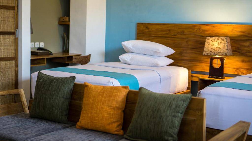 Двухместный (Двухместный номер с 2 отдельными кроватями и душем) отеля Tegal Sari Accommodation, Убуд