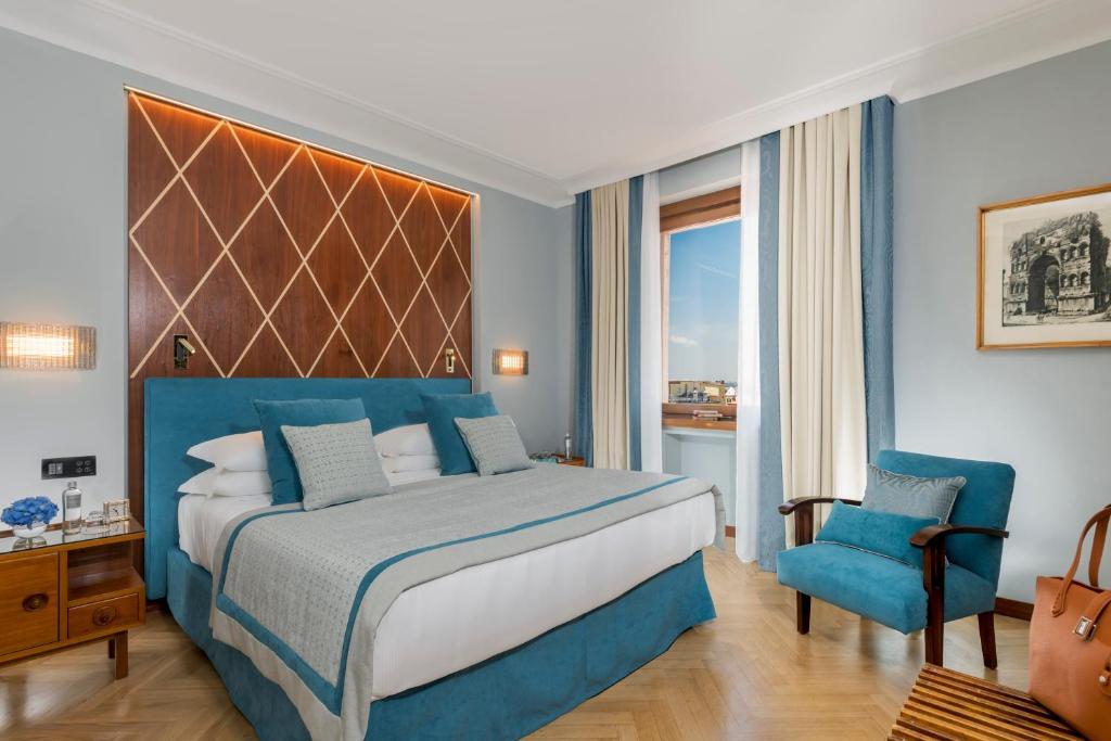 Двухместный (Двухместный номер «Премиум Делюкс» с 1 кроватью или 2 отдельными кроватями) отеля Bettoja Hotel Mediterraneo, Рим