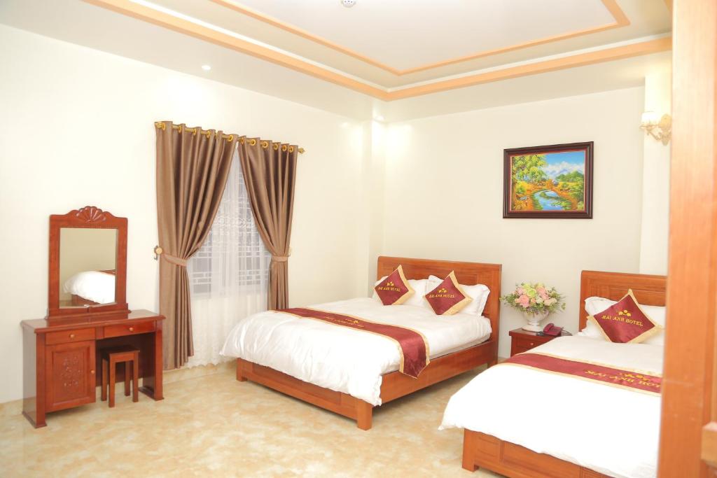 Трехместный (Трехместный номер с основными удобствами) отеля Mai Anh Hotel, Лаокай