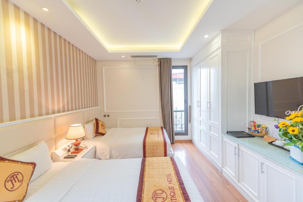 Трехместный (Трехместный номер с видом на город), Hanoi HM Boutique Hotel