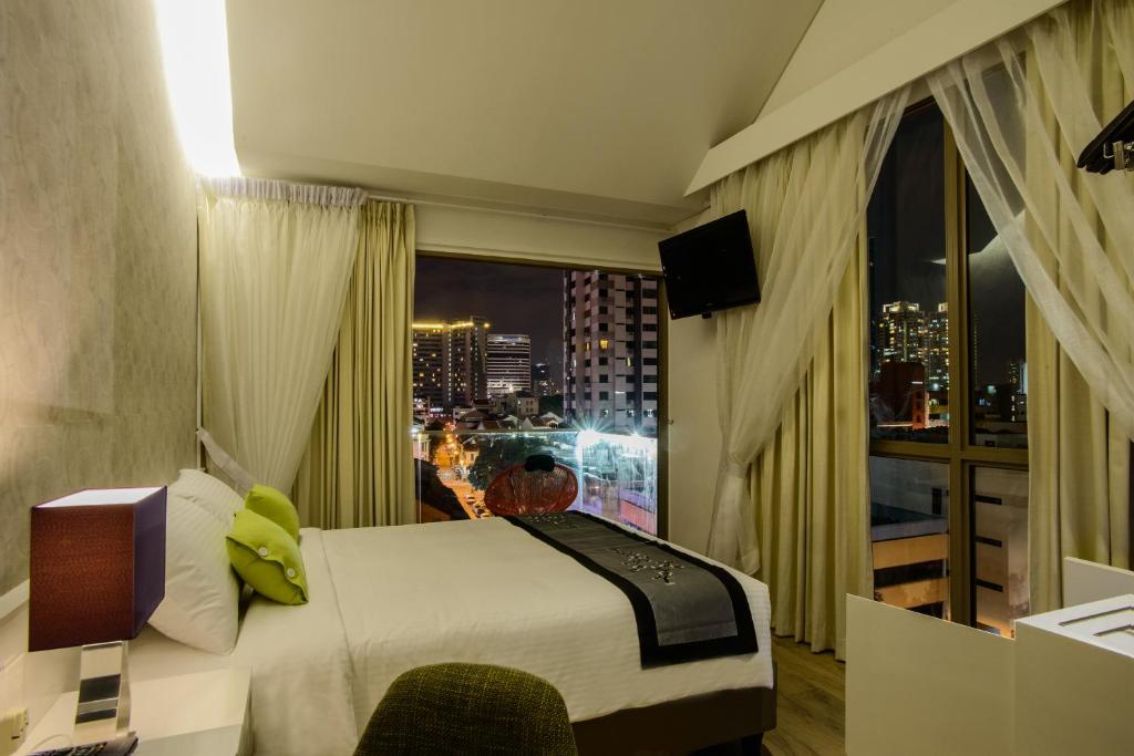 Двухместный (Двухместный номер с 1 кроватью и внутренним двориком) отеля J8 Hotel, Сингапур (город)