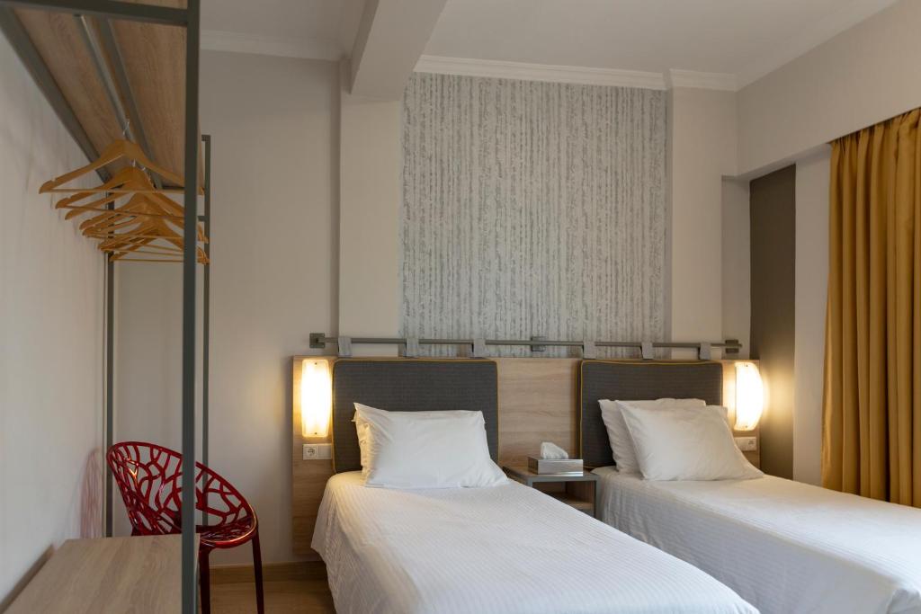 Двухместный (Двухместный номер с 1 кроватью или 2 отдельными кроватями) отеля Pan Hotel, Афины