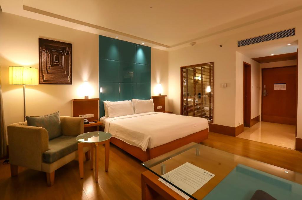 Двухместный (Двухместный номер Делюкс с 1 кроватью) отеля Radisson Blu Hotel Chennai City Centre, Ченнаи