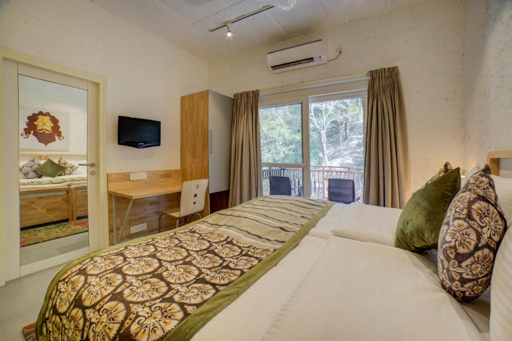 Двухместный (Deluxe Room Forest Facing), The Hideaway Bedzzz Rishikesh by Leisure Hotels