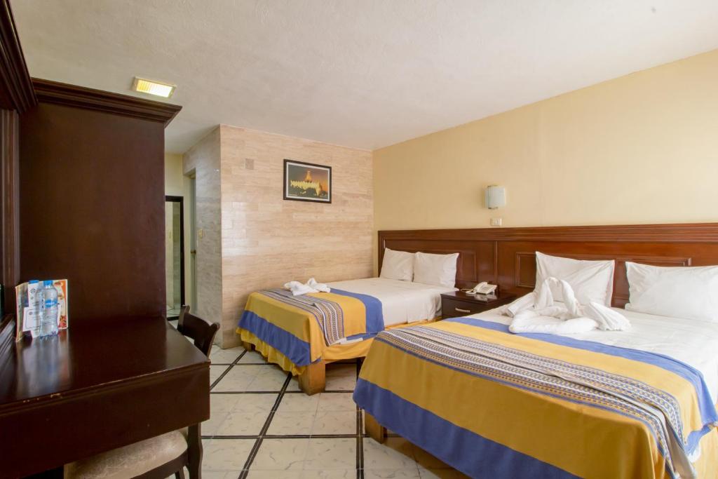 Двухместный (Двухместный номер с 1 кроватью) отеля Hotel Ambassador Mérida, Мерида
