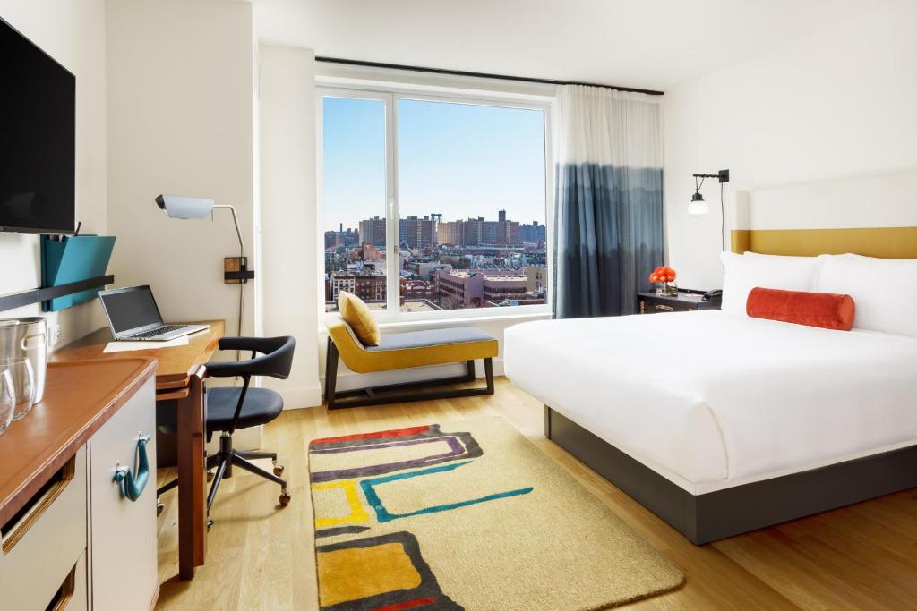 Двухместный (Номер Делюкс с кроватью размера «king-size»), Hotel Indigo Lower East Side, an IHG Hotel