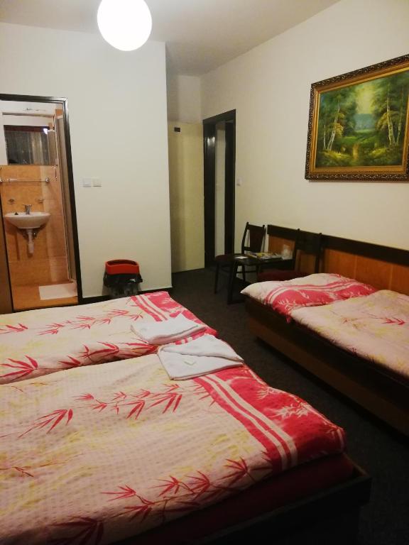 Двухместный (Двухместный номер с 2 отдельными кроватями и дополнительной кроватью) отеля ABC HOTEL s.r.o., Нитра