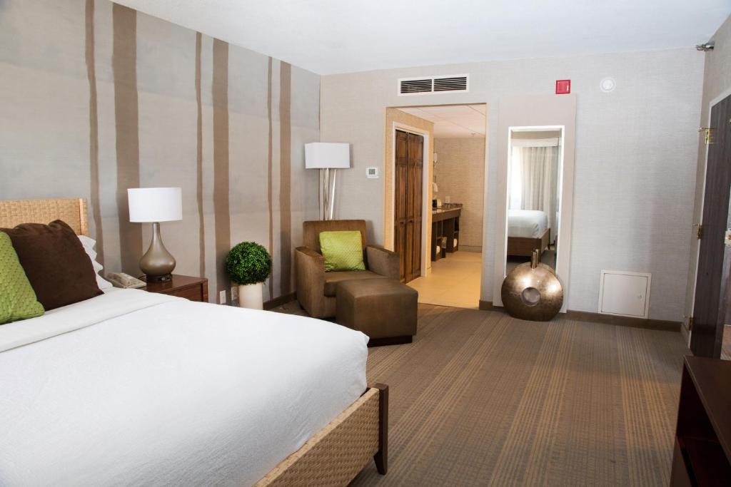 Сьюит (Люкс с кроватью размера «king-size» и гидромассажной ванной) отеля Holiday Inn Rapid City - Rushmore Plaza, an IHG Hotel, Рапид-Сити