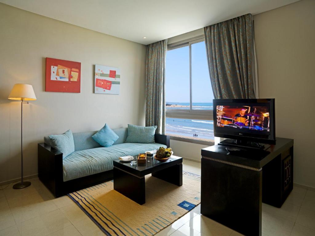 Двухместный (Двухместный номер Делюкс с 2 отдельными кроватями и видом на море) отеля Atlas Essaouira & Spa, Эс-Сувейра