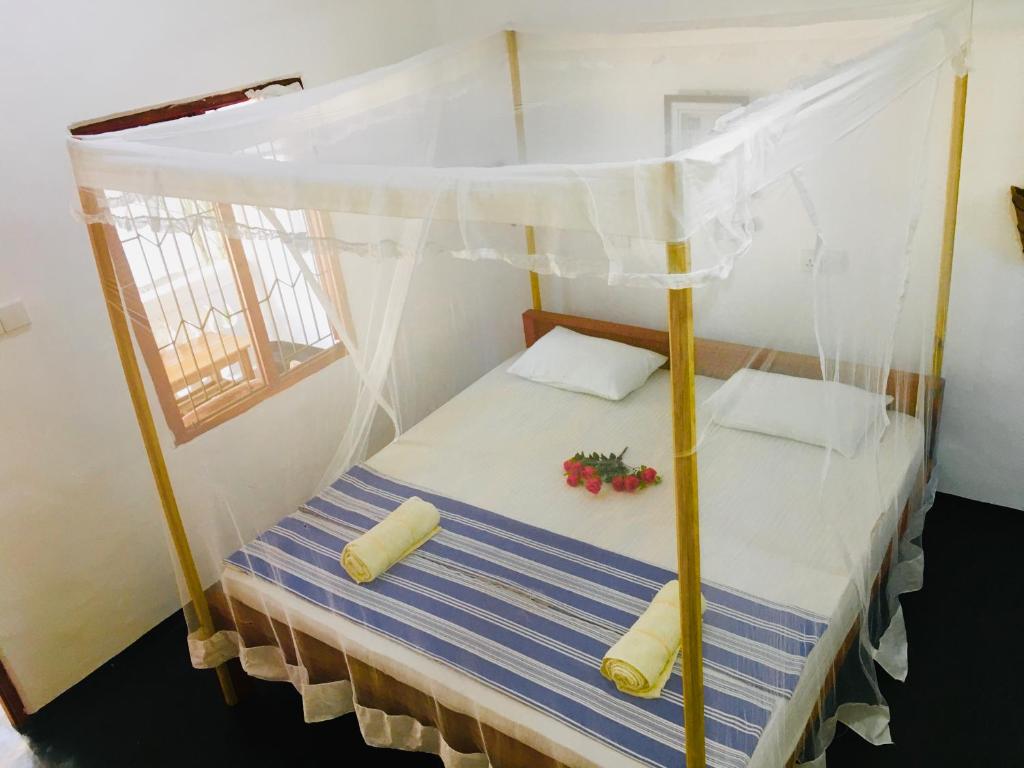 Двухместный (Стандартный двухместный номер с 1 кроватью и вентилятором) гостевого дома Beach Wave Hotel, Аругам
