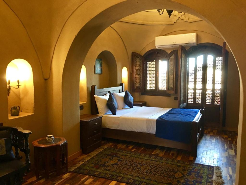 Двухместный (Номер с кроватью размера «queen-size» и балконом) отеля Djorff Palace, Луксор