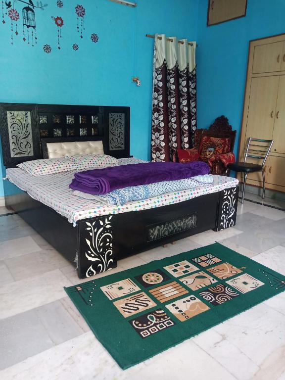 Двухместный (Бюджетный двухместный номер с 1 кроватью или 2 отдельными кроватями) семейного отеля Sunita homestay, Агра