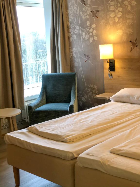 Двухместный (Стандартный двухместный номер с 2 отдельными кроватями) отеля Gaustad Hotel, Осло