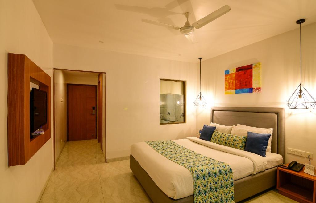 Двухместный (Роскошный номер без вида на море) курортного отеля Longuinhos Beach Resort, Колва