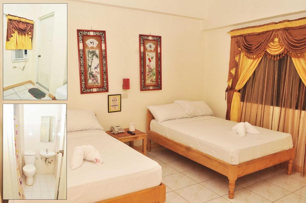 Четырехместный (Номер Делюкс) отеля Constrell Pension House, Панглао