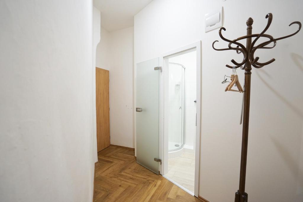Одноместный (Одноместный номер с собственной ванной комнатой) гостевого дома Jacob Brno, Брно