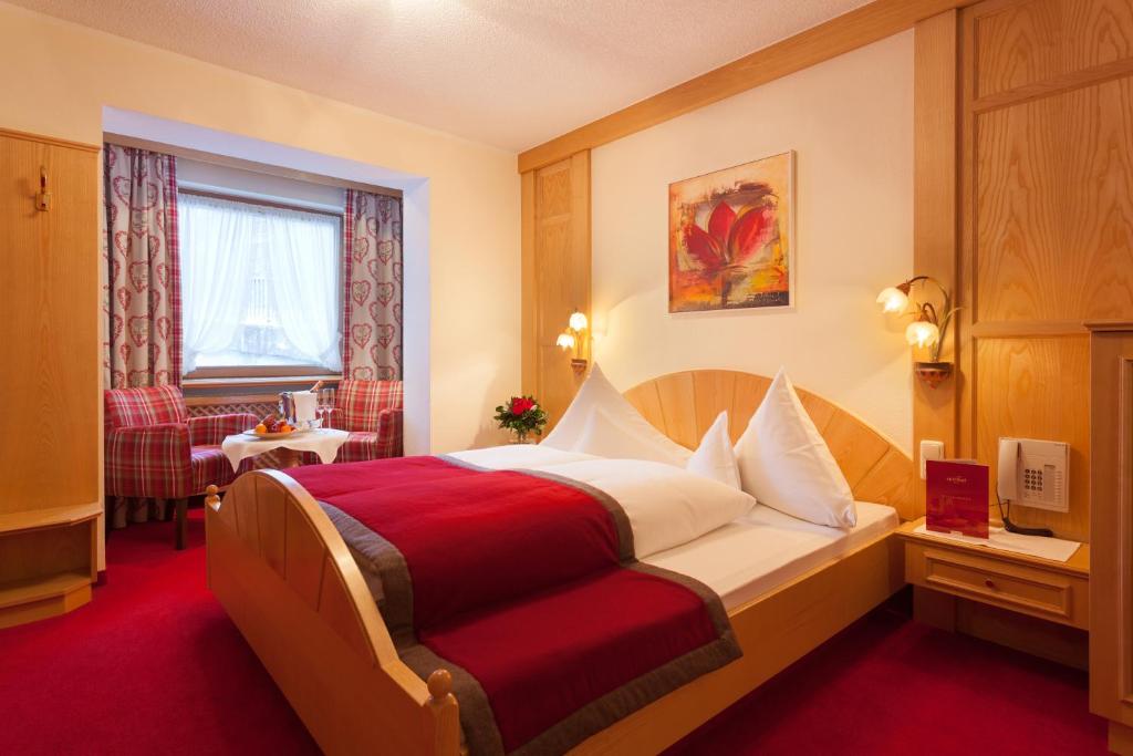 Двухместный (Небольшой двухместный номер с 1 кроватью) отеля Hotel Auenhof, Лех