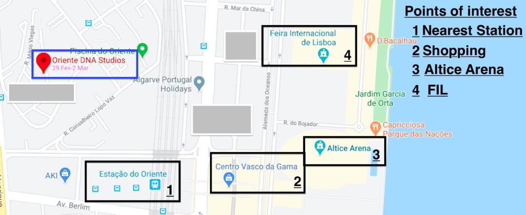 Апартаменты (Лофт) апартамента Oriente DNA Studios, Лиссабон