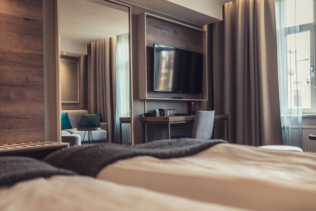 Двухместный (Улучшенный двухместный номер с 1 кроватью) отеля Hotel Poseidon, Гетеборг